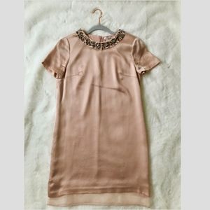 NWT Club Monaco Gia Dress (pink silk)